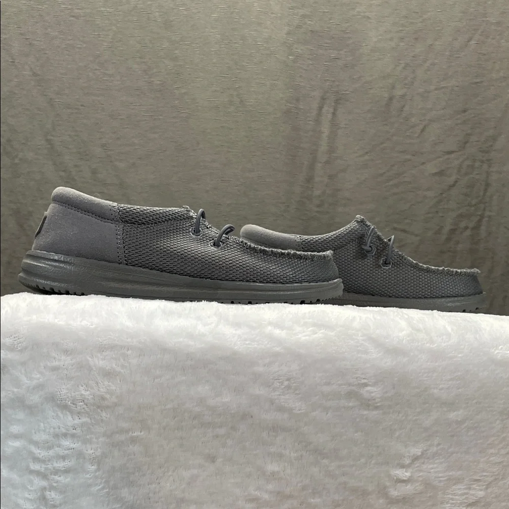 Hey Dude Kids Charcoal Moccasins